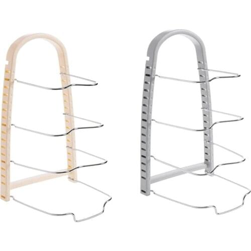 Kitchen Organizer Pots Storage Rack Holder Shelf Cookware Pan Lid Pot Holders Rack Stand Kitchen Accessories