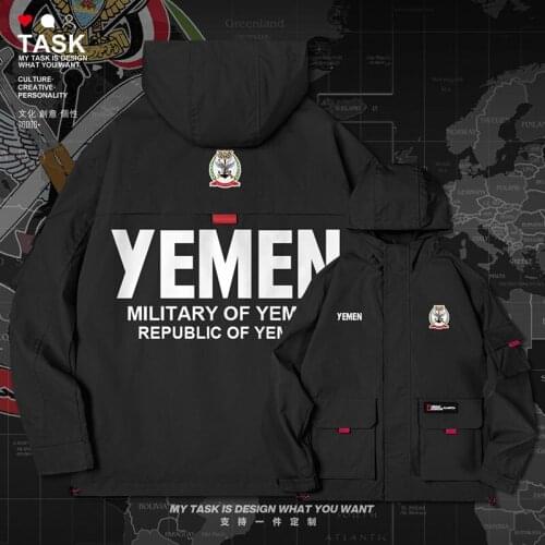 Yemen Yemeni Arabi YEM men jacket hooded Land Force logo army fan mens Military fashion new chaquetas hombre clothes autumn