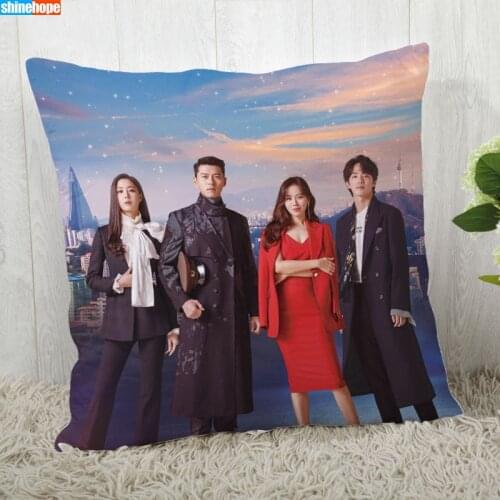 Crash Landing on You Pillow Cover Customize Pillowcase Modern Home Decorative Pillow Case For Living Room 45X45cm,40X40cm