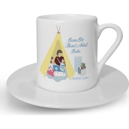 Personalized Fathers Day Themed Turkish coffee Cup 30-536