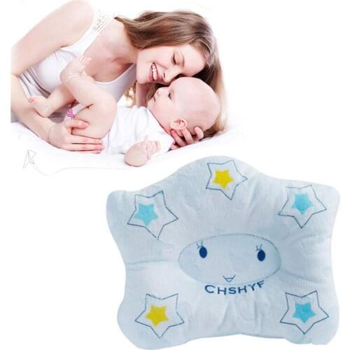 Newborn Baby Pillow Comfortable Cute Cotton baby Room Decoration Pillow Neck Protection Baby Cloud Crown Pillow B1122