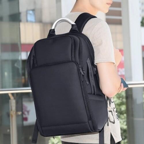 Nylon Waterproof Anti Theft Backpacks Brand 17 Inch Laptop Backpack Men Usb Charging Travel Backpacking School Bag