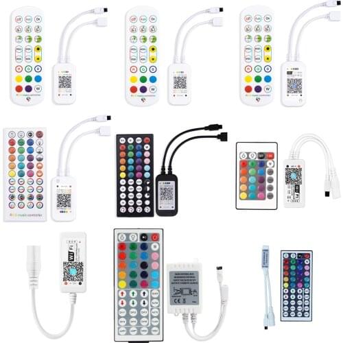 Controlling With Bluetooth WiFi Smart Phone LED Strip Controller Wireless Control RGB Lamp RIbbon For 2835 5050 Light Tape