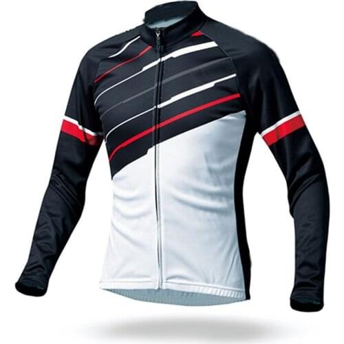 Bike Team Winter Thermal Fleece Jersey Cycling Clothing Ride Long Sleeve Cycling Jersey Ropa Ciclismo Lightning Mtb Jersey Cos-7