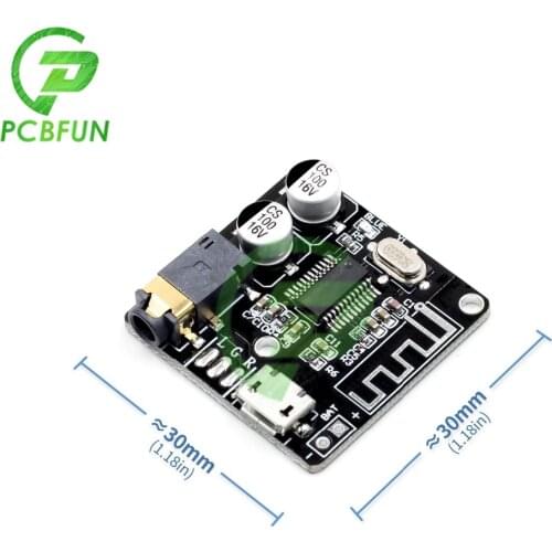 VHM-314 Bluetooth Audio Receiver Board Bluetooth 5.0 Fo Mp3 Lossless Decoder Board Wireless Stereo Music Module for Car Speaker