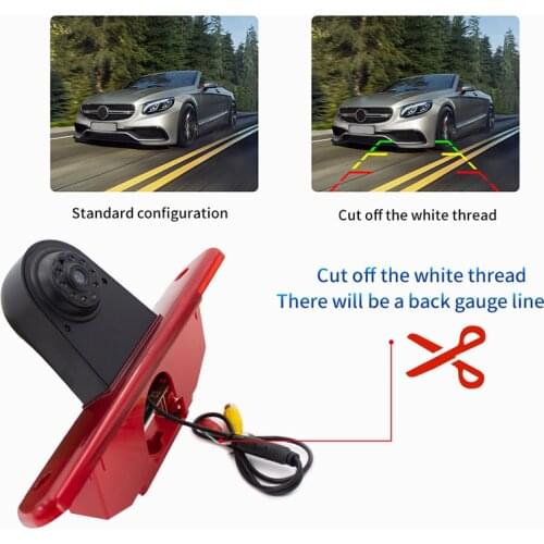 CCD car Brake Light Rear view camera For Citroen Jumpy/Peugeot Expert/ Toyota Proace 2007-2016 reverse camera parking monitor