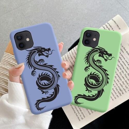 Dragon Animal Pattern Tpu Phone Case For Huawei P40 P30 Lite Pro P20 P Smat Plus 2018 2019 Coque Soft Back Cover