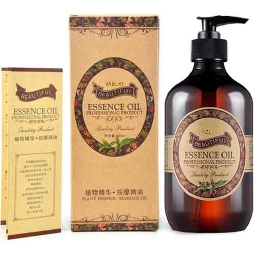 500 ML Ginger Heat Massage Essential Oil Whole Body Heat Push To Take Cold Tongluo Scraping Body Oil Promote Metabolism
