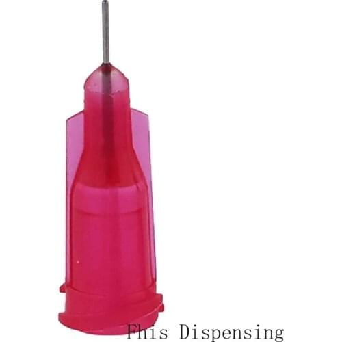 25G 1/4 Inch W/ISO Standard Precision Passivated S.S Dispense Tip with PP Safetylok Hub Glue Dispensing Needle Pack of 1000