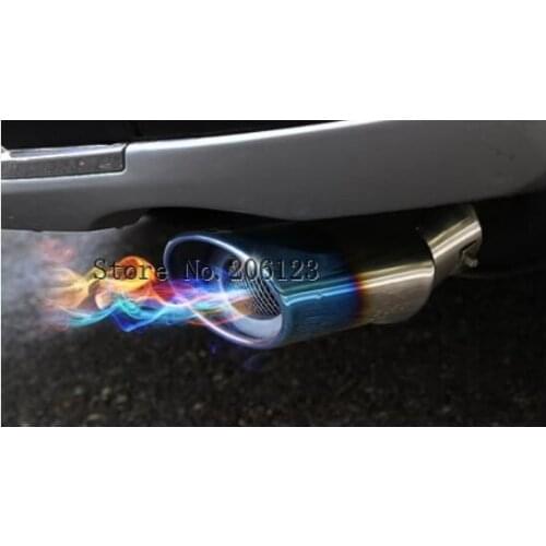 Accessories FIT FOR Honda CRV CR-V 2012 2013 2014 2015 EXHAUST MUFFLER TIP PIPE TAILPIPE FINISHER END TRIM STAINLESS STEEL