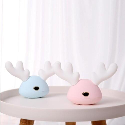 Creative new deer lamp cartoon children with sleeping lights LED lights creative gifts colorful night light USB Christmas lights