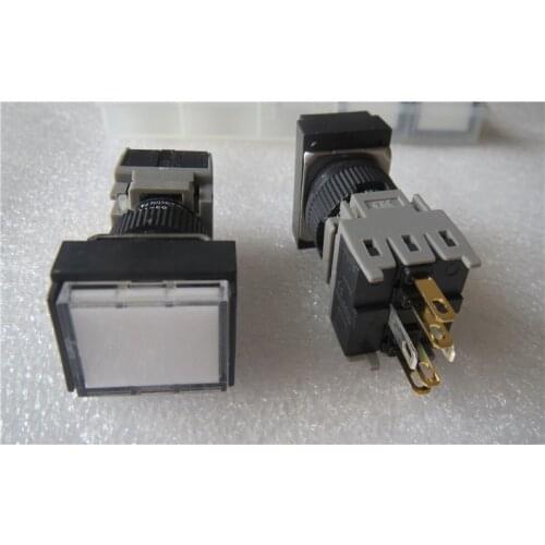Original New 100% AH165-TL5 self-locking switch 6pin with light button with lock power switch 5A250V