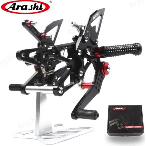 Arashi 1 Set For TRIUMPH DAYTONA 675 675R 2013 2014 2015 2016 2017 2018 CNC Adjustable Footrests Foot Pegs Rider Rearset