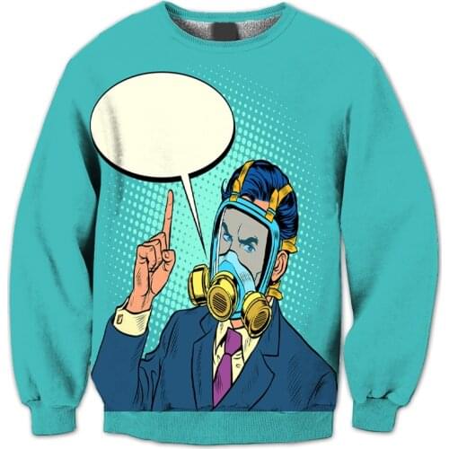 REAL American US SIZE Custom - Your Text Here - Cool Art Sublimation Print Plus Size Crew Neck Sweatshirt