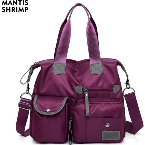 Women Bags Shoulder Bags Large Capacity Handbag Nylon Messenger Bags Waterproof Multifunction Bag Light Crossbody Bags for Girls