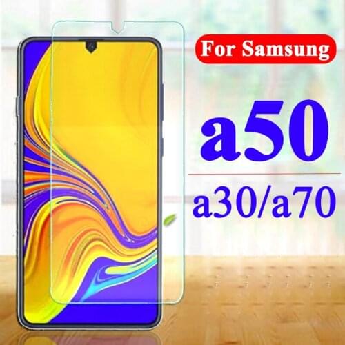Protective Glass On The For Samsung Galaxy A50 A30 A70 Screen Protector Tempered Glas A 70 30 50 temperli cam film sheet 9h