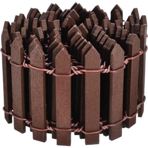 Garden Fence Christmas Fence Miniature Fence Fairy Garden Plastic DIY Lawn Dollhouse Garden Decor Tools 100*5cm/100*3cm