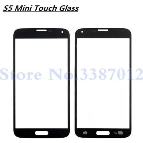4.5" For Samsung Galaxy S5 Mini G800 G800F SM-G800F Front Outer Glass Lens Panel NEW For Samsung S5 Mini
