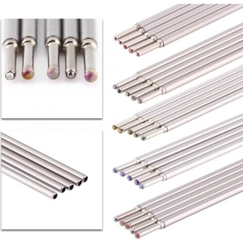 5Pcs 5 Color Microblading Tattoo Pen Refil Skin Marker Tattoo Skin Pen Doodler Surfer Tattoo Medical Pen Cores Tattoo Supplies
