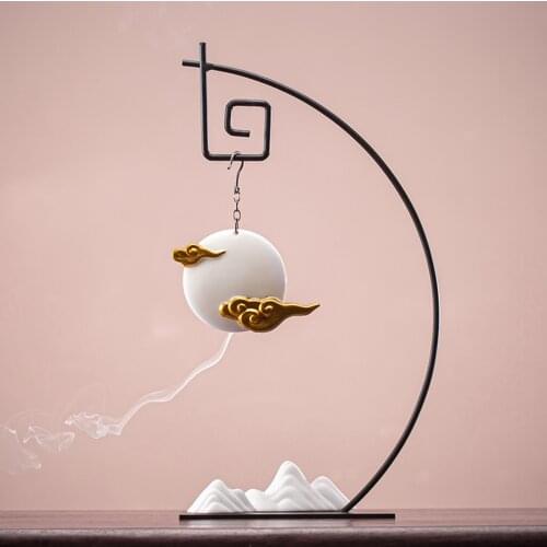 Backflow Incense Burner Aromatherapy ing Cone Holder Home Ornaments