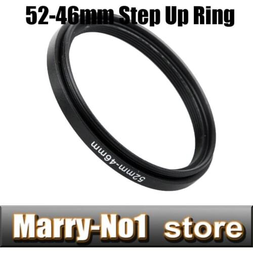 Free shipping Black Step Up Filter Ring Lens Ring 52mm to 46mm 52mm -46mm 52 -46mm