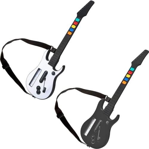 Wireless Controller with Adjustable Strap for Wii Guitar Hero Rock Band 2 3 Games Remote Gamepad Joystick Console