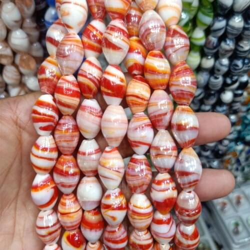 15pcs/lot 12x18mm Handmade Lampwork Beads For Jewelry Making DIY Loose Lampwork Drum Beads Fit Bracelet Necklace