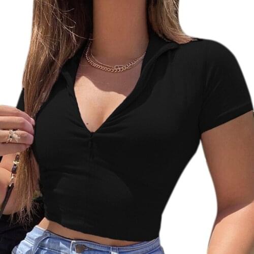 Женские однотонные футболки COCKCON China At AliExpress