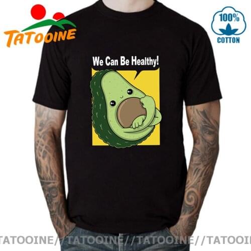 Tatooine Funny Avocado T Shirt men Guacamole Fruit Food tshirt Kawaii Cuteness Avocado We can be heathy T-shirt We can do it Tee
