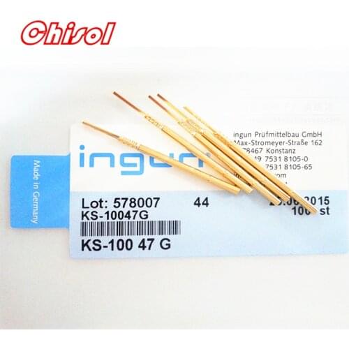 Original INGUN 1.7MM Test Needle Chuck KS-100 47G Test Pins Chuck 100MIL Needles Cover