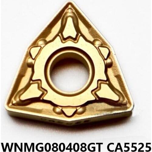 Original Carbide Inserts WNMG080408 GT WNMG080408GT CA5525 CA5535 WNMG 080408 Turning Tools Cutter CNC Lathe Tool