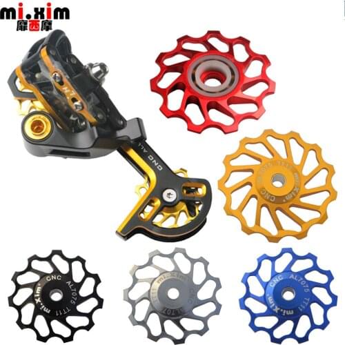 Mi.Xim TT11 TT13 Mountain Bike Ceramic Bearing 11T Rear Derailleur Parts 13T CNC Guide Roller Ceramics Bearing Jockey Wheel