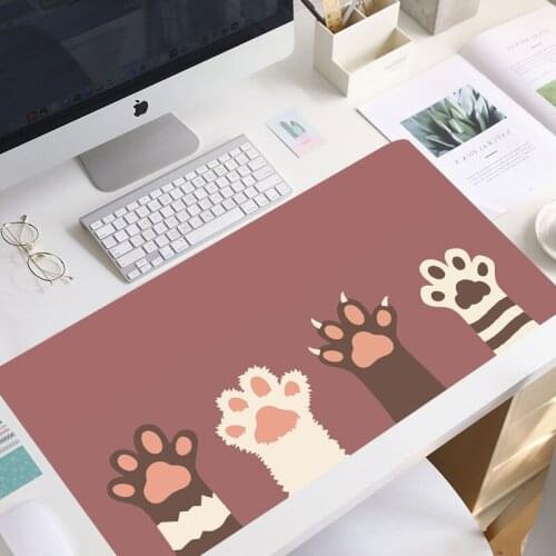 Cute Mouse Pad Comtuper Desk Mat Large XXL Mousepad Kawaii Gaming Accessoroes Laptop Gamer Keyboard MacBook Waterproof desk mat