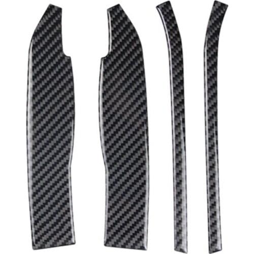 Carbon Fiber Stickers Car Center Console Cover Trim for Subaru BRZ Toyota 86 2013-2020