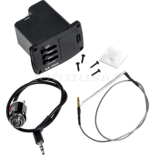SPIRAL PIEZO CABLE PICKUP EQ AND PRE AMP FOR UKULELE