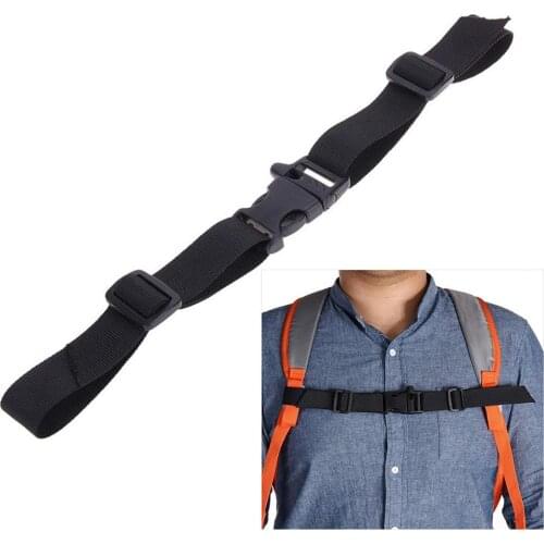 Outdoor Backpack Chest Strap Heavy Duty Adjustable Knapsack Sternum Belt With A Soft Buckle For Outdoor Hiking And Jogging