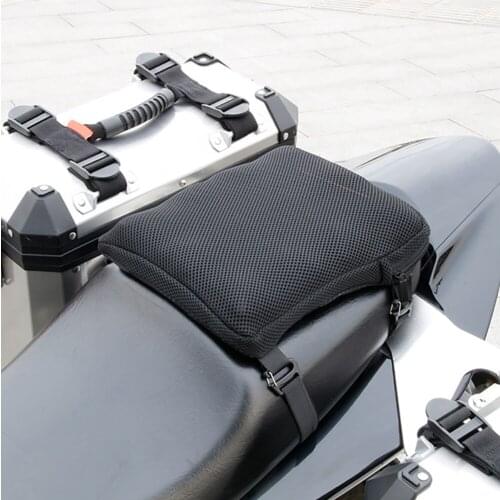 Universal Motorcycle Air Seat Cushion Breathable Seat Cover Inflatable Air Pad Pressure Relief Seat Cushion Airbag Cloth Cover