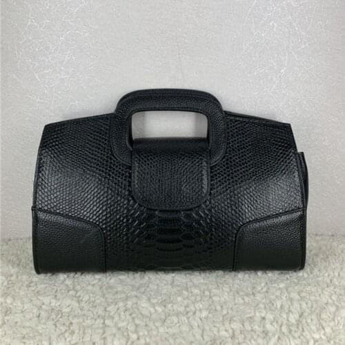 Women Fashion Genuine Brand Leather Totes Bag Office Ladies Shoulder Bag Party Handbag Zipper Packing Flap Crossbody Bags