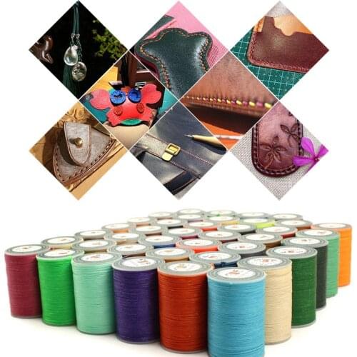 0.8mm 90m Waxed Thread Repair Cord String Sewing Leather Handmade Wax Stitching DIY Thread For Case Arts Handicraft Tool