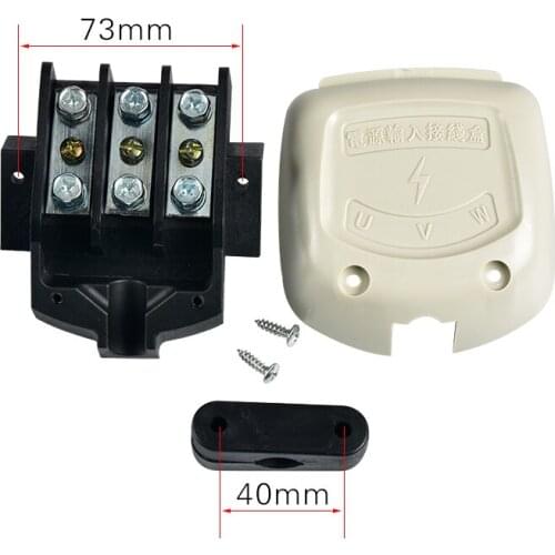 1pcs OTC inverter welding machine three-phase power input junction box with cover welding machine accessories