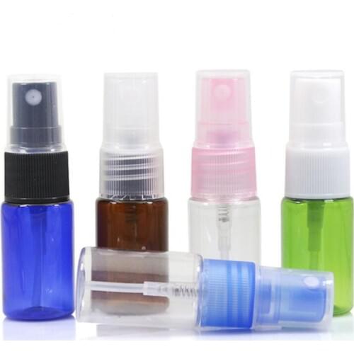 10ML Clear Plastic Perfume Refillable Spray Bottle,Empty Cosmetic Container With Mist Atomizer LX1349