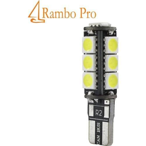 2 pcs T10 Led W5W CANBUS NO ERROR 168 921 13SMD 5050 LED Car Reading Light/Width Light/License Plate Lights Car-Styling Auto Led