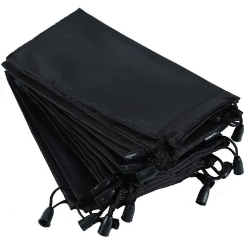 50Pcs Soft Waterproof Sunglasses Bag Drawstring Microfiber Dust Proof Pouch Pocket Glasses Carry Bag Portable Eyewear Container