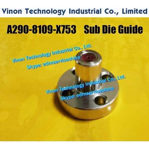 A290-8109-X753 Sub Die Guide Upper Ø0.9mm (Ruby type) for Fanuc C, iA non AWF series. edm spare parts Die Guide A2908109X753