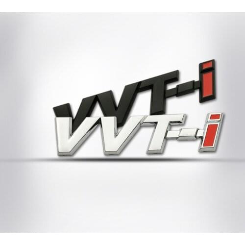 Car Sticker Fender Emblem Auto Side Wing Badge Decal For Toyota VVT-i VVTi Logo Camry Corolla Yaris Rav4 Chr Auris Avensis Reiz
