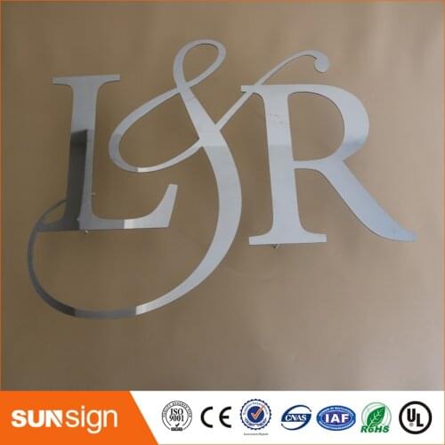 Metal or stainless steel laser cutting letters
