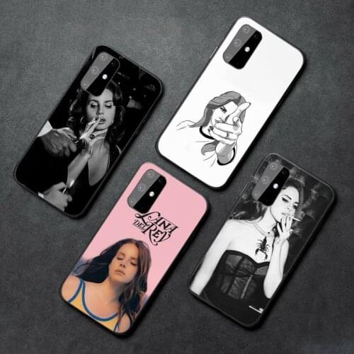 Sexy singer model Lana Del Rey Phone Case For Samsung galaxy A S note 6 7 8 9 10 20 30 50 51 70 edge plus lite shell funda