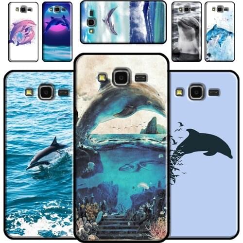 Dolphin For Samsung Galaxy A3 A5 J1 2016 J3 J5 J7 2017 A6 A8 J6 J4 Plus J8 A7 A9 2018 Phone Case