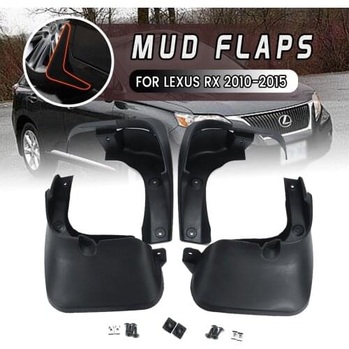 For LEXUS RX RX270 RX300 RX350 RX450H 2010-2015 Car Mud Flaps Splash Guards Mudflaps Mudguards Accessories