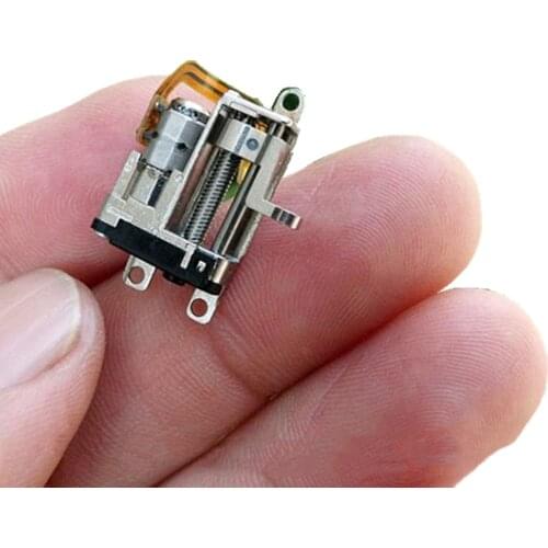 Mini Two-phase Four-wire 5mm Stepper Motor with Planetary Gearbox, Metal Gears, Metal Screw Slide Precision Lifting Motor